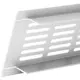 Griglia per zoccolo in alluminio - bianca L=300 mm x H=40 mm - RA430