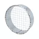 Griglia per tubo 125 mm con rete per tubo spiro