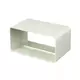 Connettore rettangolare in plastica 110x55 - KS