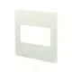 Flangia a parete rettangolare in plastica 110x55 - KF