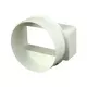 Riduttore rettangolare in plastica Ø 100 mm - 110x55 - KSD1