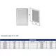 Griglia di aerazione rettangolare con grata 130x300 mm marrone - VR1330B