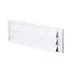 Griglia per parete esterna a superficie 300 mm x 100 mm BIANCA