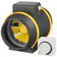 Aspiratore a tubo Ruck ETAMASTER con Motore EC 780 m³/h - Ø 150 mm + potenziometro di controllo 10 kO