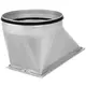 Raccordo conduttura/tubo Ruck® - 500x200 - Ø315 con guarnizione in gomma UKR 1050 315