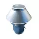 Cappello antivento 125 mm (RVS / INOX)