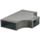 Termodotto pezzo a T 90 gradi 220x80 - 220x80 per canalizzazione