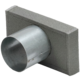 Coperchio per termodotto 170x80 con attacco diametro 80 mm per canalizzazione