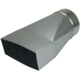 Adattatore 220x80 mm a diametro 150 mm per canalizzazione
