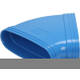 Wavin Ventiza Curva 45 gradi PVC ovale 235x80 mm orizzontale M/M