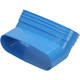 Wavin Ventiza Curva 45 gradi PVC ovale 235x80 mm verticale M/S