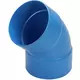Wavin Ventiza curva 45 gradi PVC rotonda per diametro 125 mm M/M