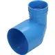 Wavin Ventiza estremità 90 gradi PVC rotonda 125x80x50 mm M/M