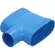 Wavin Ventiza Ramo T in PVC ovale 195x80 mm M/M/M