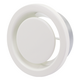 Valvola di scarico per ventilazione 125 mm con molle in metallo - EAV-C125 RAL9010