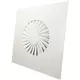 Diffusore a vortice a pale fisse 400mm quadrato - SWS400 RAL9010