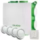 DucoBox Silent 2.0 400 m³/h + controllo RF + 4 valvole - spina di sicurezza