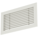 Grigliato in alluminio - con molle di frizione - 800x100 mm - RAL 9010