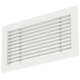 Griglia a barre in alluminio - con molle di frizione - 300x100 mm - RAL 9016