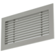 Griglia a barre in alluminio - con molle di frizione - 400x150 mm - Alluminio anodizzato
