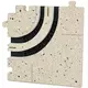 Angolo curvo Ergovent per diffusori a feritoia modulari con 2 feritoie