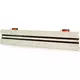 Diffusore a feritoia senza cornice Ergovent 1050 mm con diametro di raccordo 75 mm - modulare - 2 feritoie