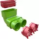 Ubbink Air Excellent 2x 23C - 55SC curva 90° riduttore - verticale