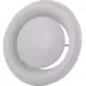 Valvola di scarico per ventilazione 160 mm in metallo - E-DVS160 RAL9016