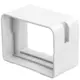Raccordo ClimaConnect per canale di montaggio 100 mm - RAL 9010