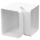 Curva interna ClimaConnect per canale di montaggio 100 mm - RAL 9010