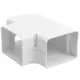 Pezzo a T ClimaConnect per canale di montaggio 100 mm - RAL 9010