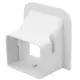 Rosone a parete ClimaConnect per canale di montaggio 75 mm - RAL 9010