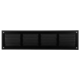 Diffusore a parete 300x100mm in alluminio - RAL9005 30% lucido