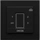 Copertura nera per il sensore di controllo da incasso Orcon CO₂ 15RF