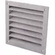 Griglia da parete esterna in alluminio 150x150 mm - Alluminio