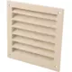 Griglia da parete esterna in alluminio 150x150 mm - RAL 1015