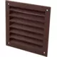 Griglia da parete esterna in alluminio 100x100 mm - RAL 8016