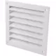 Frangisole esterno in alluminio 100x100 mm - RAL 9016