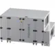 Unità di trattamento aria Maxivent WTW con scambiatore a controcorrente da 5000 m³/h con batteria ad acqua calda in posizione orizzontale a destra - PHE 5000 H WOJR T 01