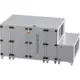 Unità di trattamento aria Maxivent WTW con scambiatore a controcorrente da 4200 m³/h con batteria DX orizzontale a sinistra - PHE 4200 H ODJL T 01