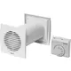 Aspiratore Ø 128 mm Bianco con termostato - SPKT125