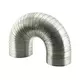 Tubo di ventilazione rigido in alluminio tondo Ø 315 mm lunghezza 3 metri