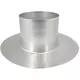 Faldale tetto di alluminio Thermoduct per terminale a tetto diametro 125 mm