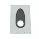 Piastra rosone ermetico Ubbink 100-131 0-55 gr. R131