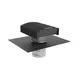 Terminale a tetto Econox CTM Ø 160 mm in alluminio antracite con copertura
