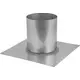 Piastra a pavimento per tubo diametro 210 mm - altezza 300 mm cordolo saldato I304
