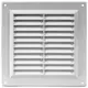 Griglia di aerazione quadrata con grata 150x150 mm marrone - VR1550B