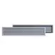Griglia in plastica 450x92 mm grigia - VR459P
