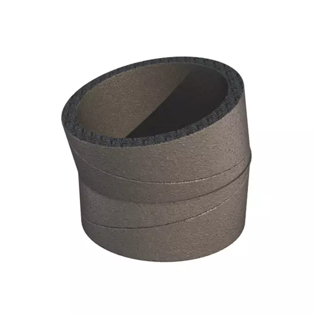 Ubbink Aerfoam Curva a 15 gradi 160 mm