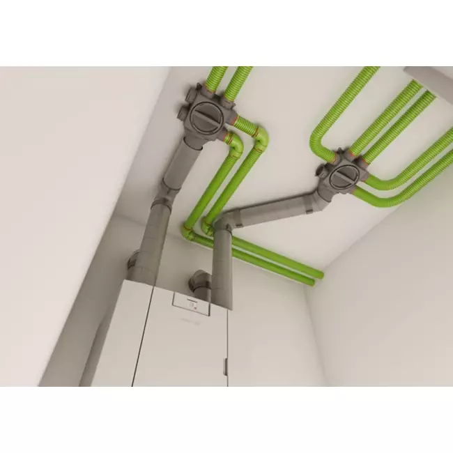 Ubbink Aerfoam Curva a 15 gradi 160 mm